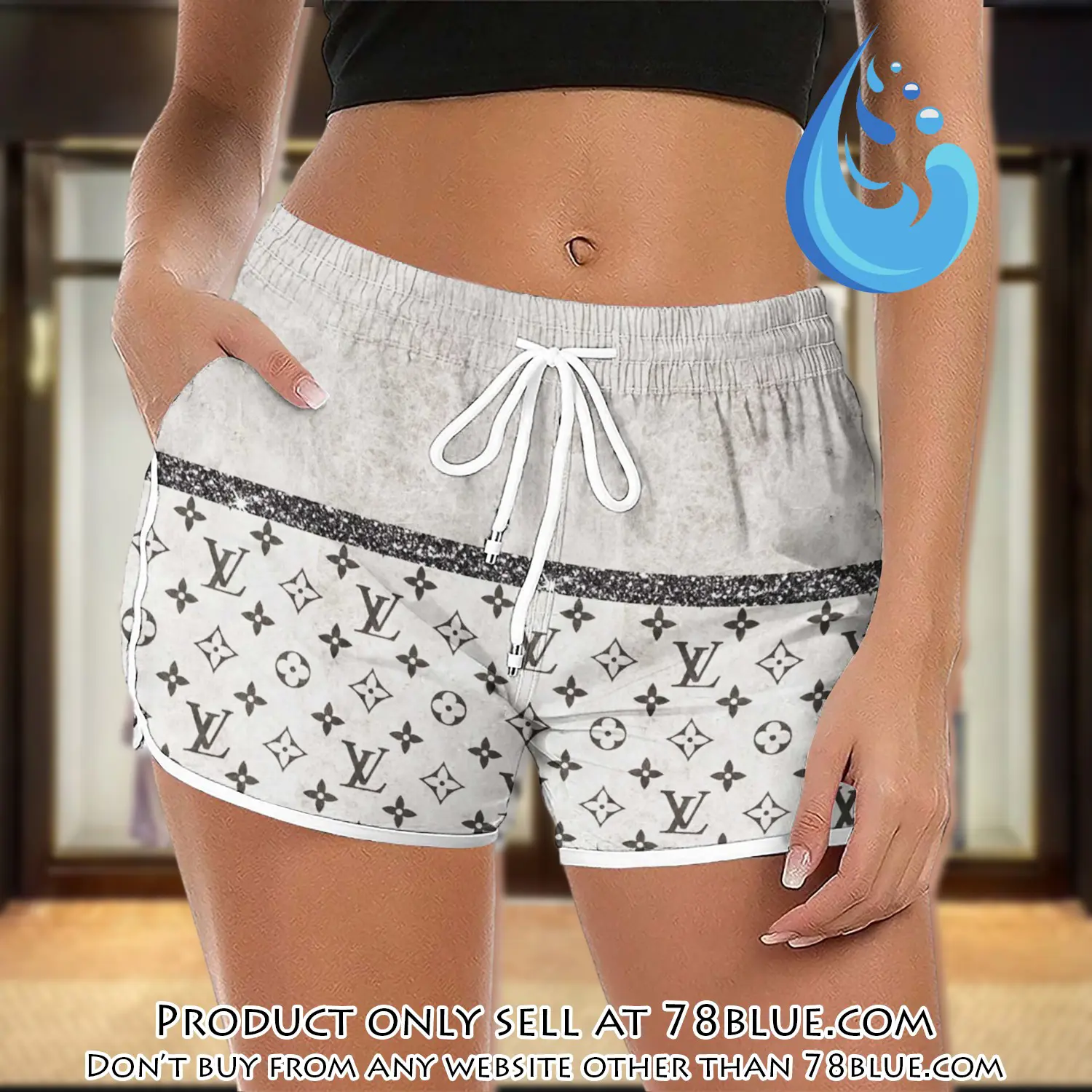 Limited edition lv women shorts lady beach shorts wms1024 78b2041982